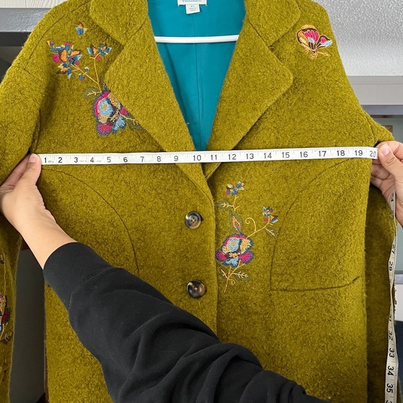 Sundance Wool blend fairy whimsical peacoat - Picture 13 of 14